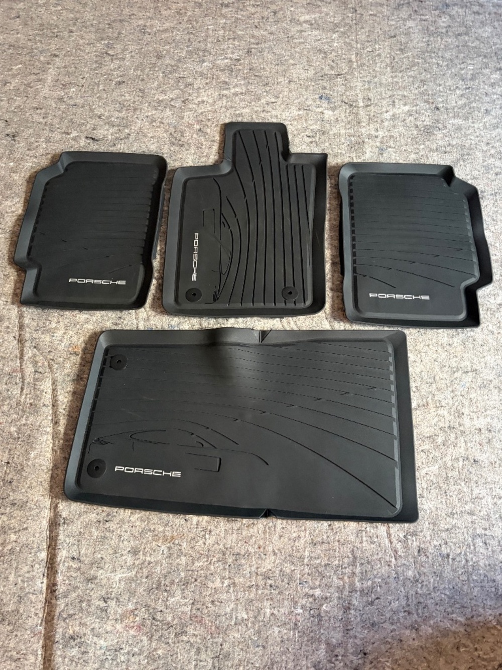 Porsche All Weather Floor Mats New
